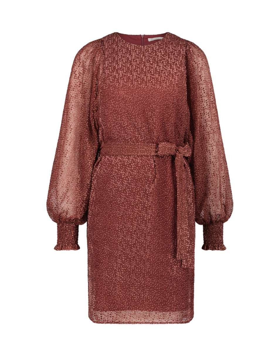 Xeni Dress Velvet - Old Rose