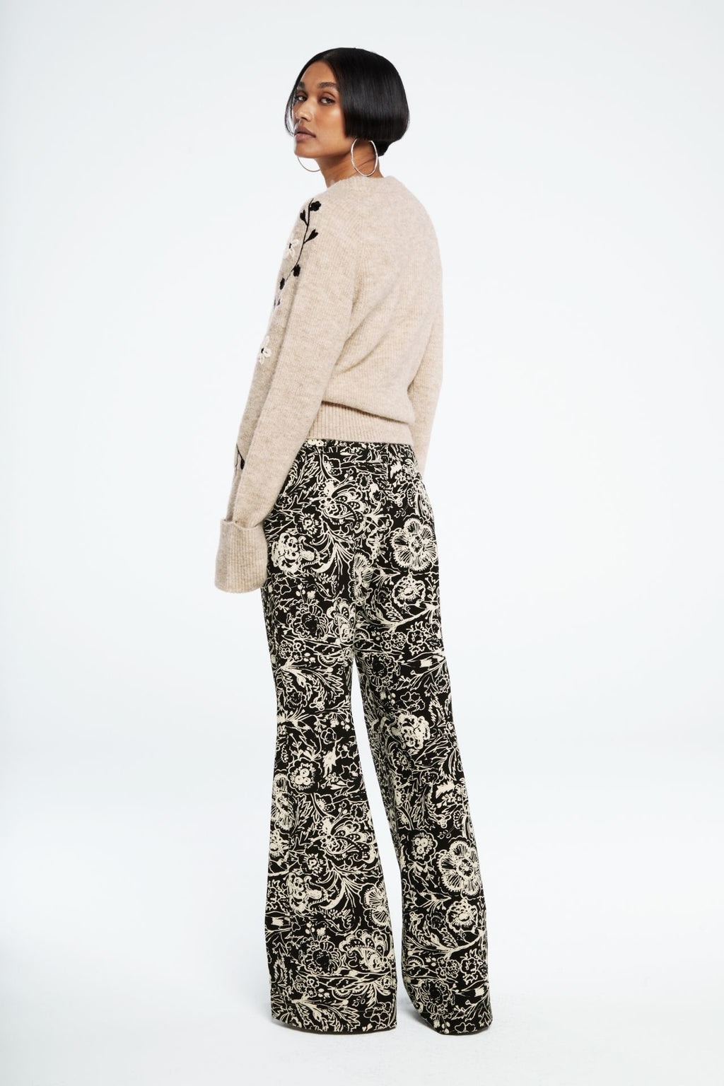 Puck Trousers - Black/Warm White Acapulco Black