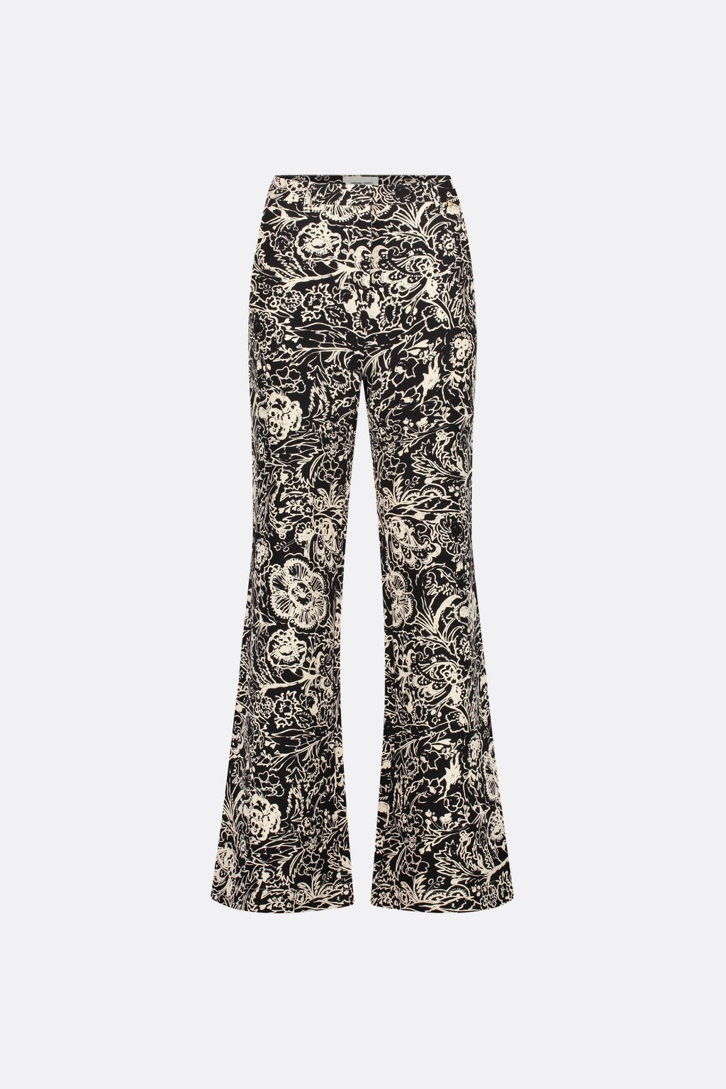 Puck Trousers - Black/Warm White Acapulco Black