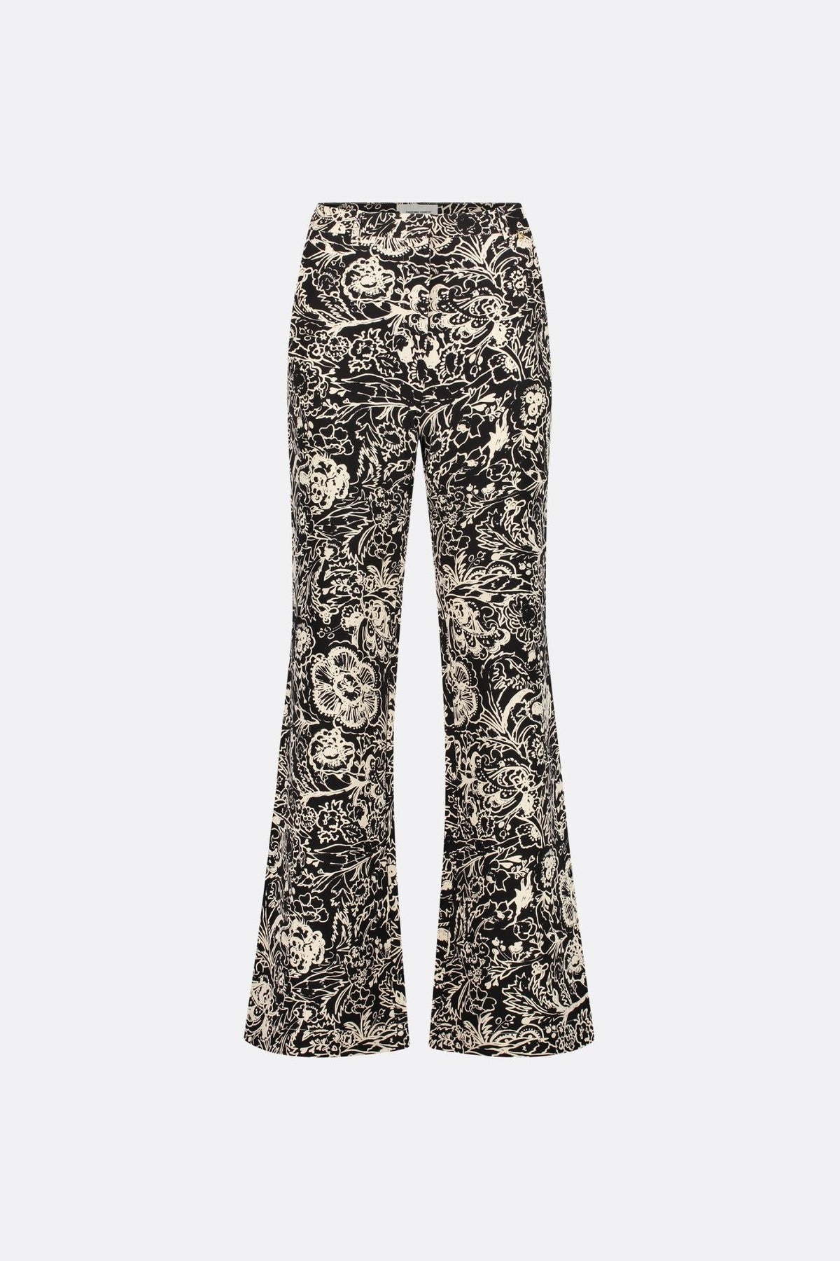 Puck Trousers - Black/Warm White Acapulco Black
