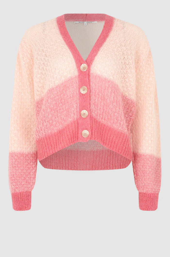 Sebastia Knit Cardigan | Quartz Pink