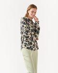 Dreiser leaf shirt l/s - Fern green leaf