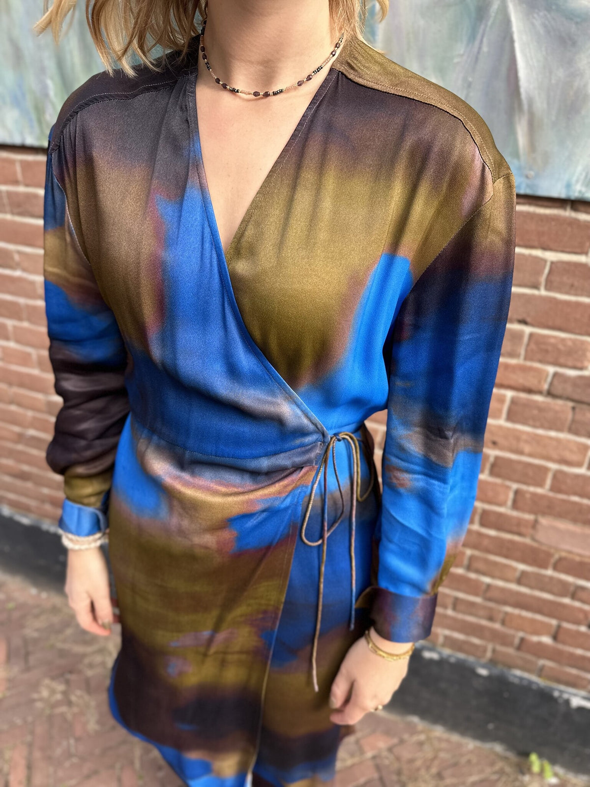 Haylen Wrap Dress - Molé