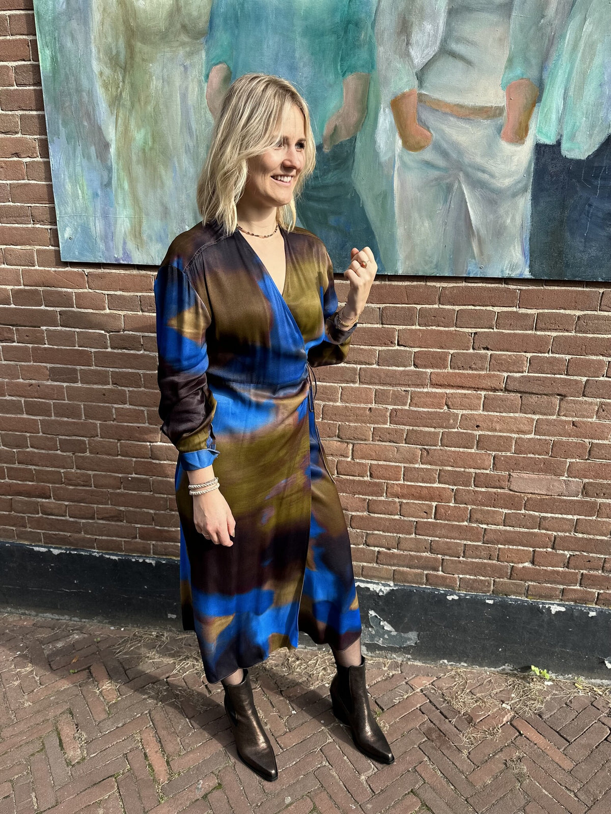 Haylen Wrap Dress - Molé