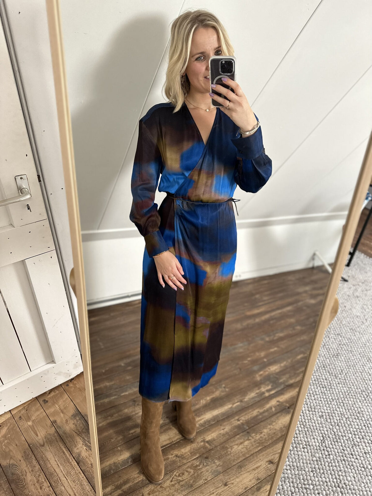 Haylen Wrap Dress - Molé