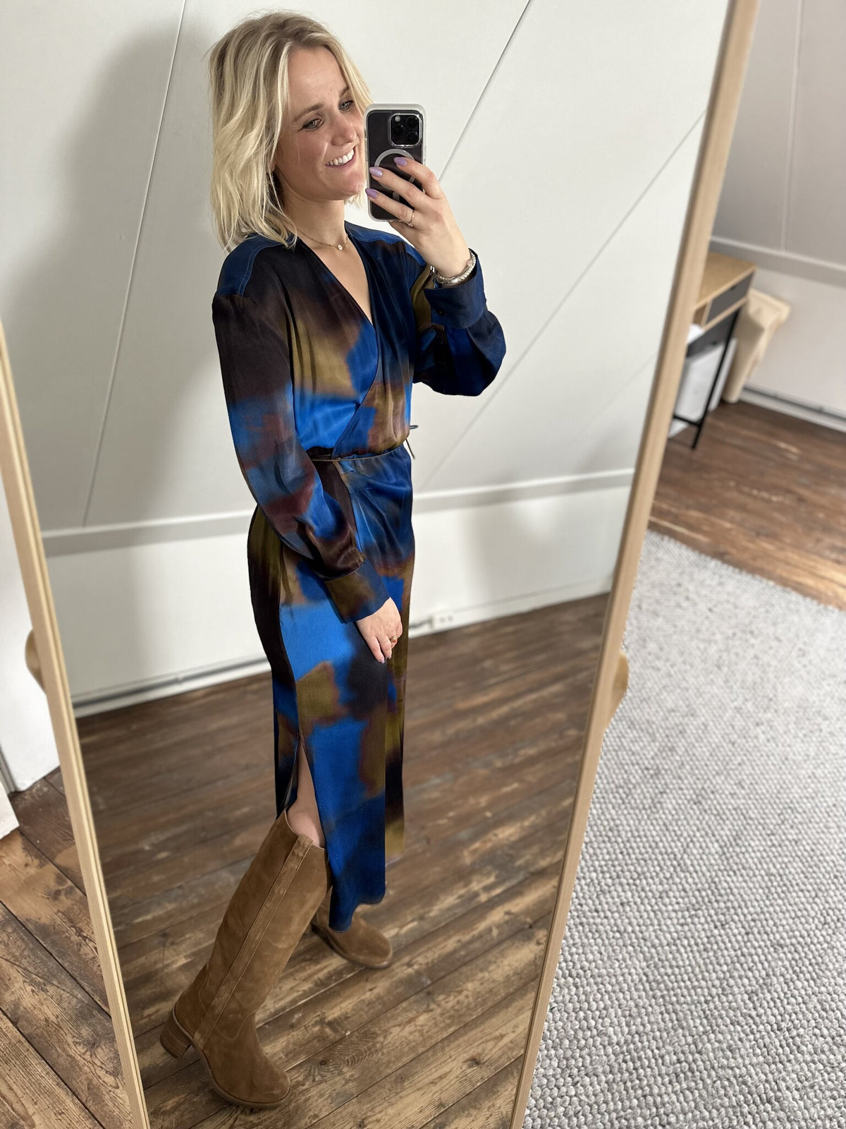 Haylen Wrap Dress - Molé