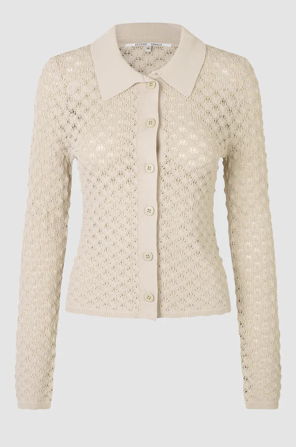 Wilda Knit Cardigan - French Oak
