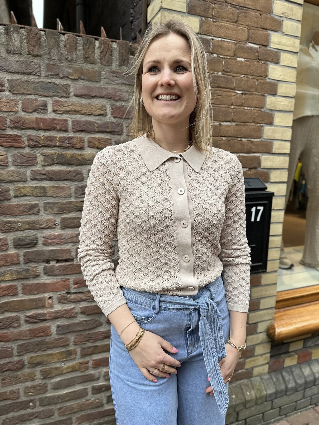Wilda Knit Cardigan - French Oak