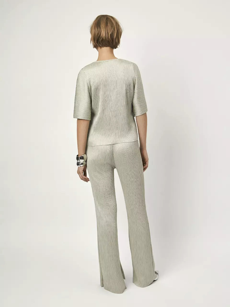 Chazelle pleated pants - Matcha