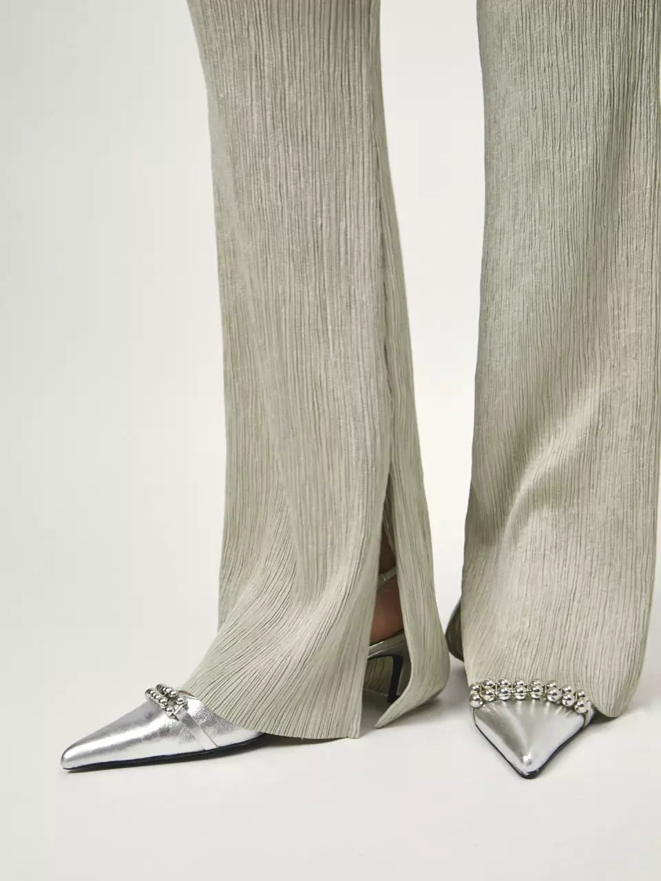 Chazelle pleated pants - Matcha