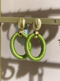 CE SI Oval with Bead Threated S - Lime