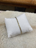 Dunc Jewelry | Basic armband hematiet kralen - goud