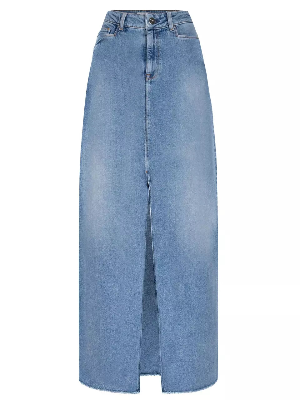 Feral denim maxi skirt - Washed Blue
