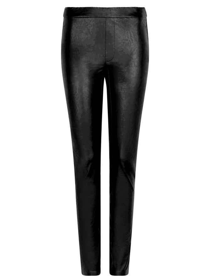 Diton Faux Leather Leggings - Raven (black)