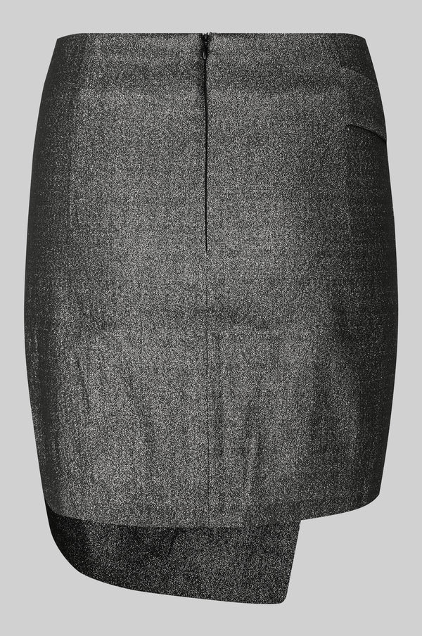 Rave Skirt - Black Silver