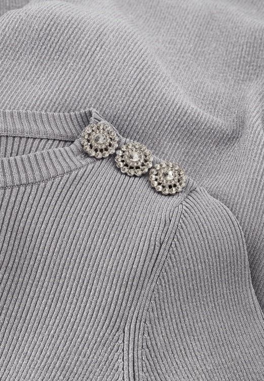 Lollipop Long Sleeve Pullover - Silver