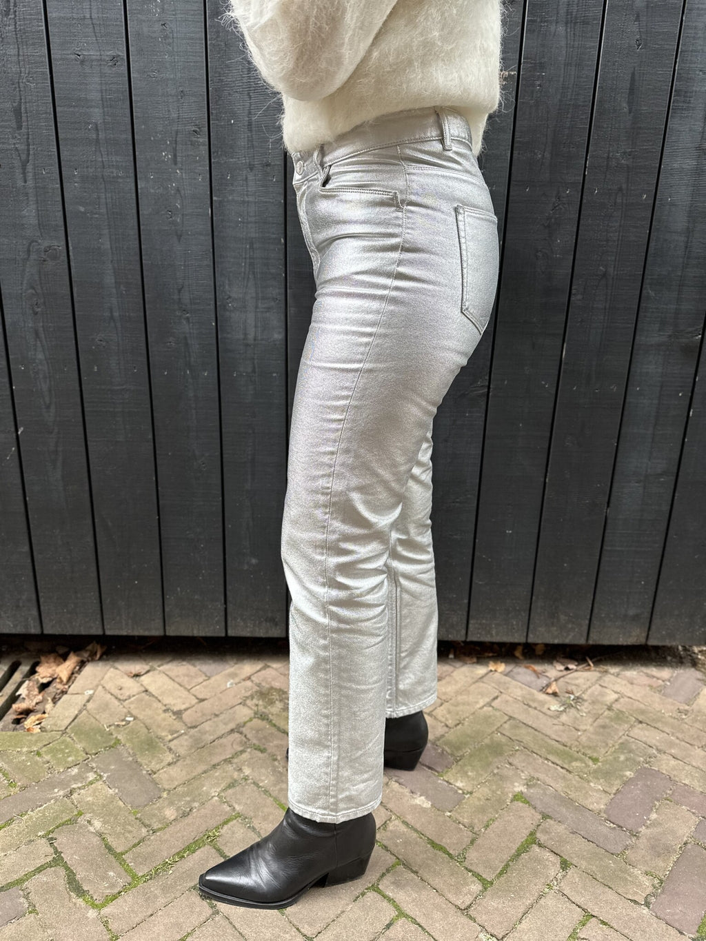 Axelle straight jeans - Silver