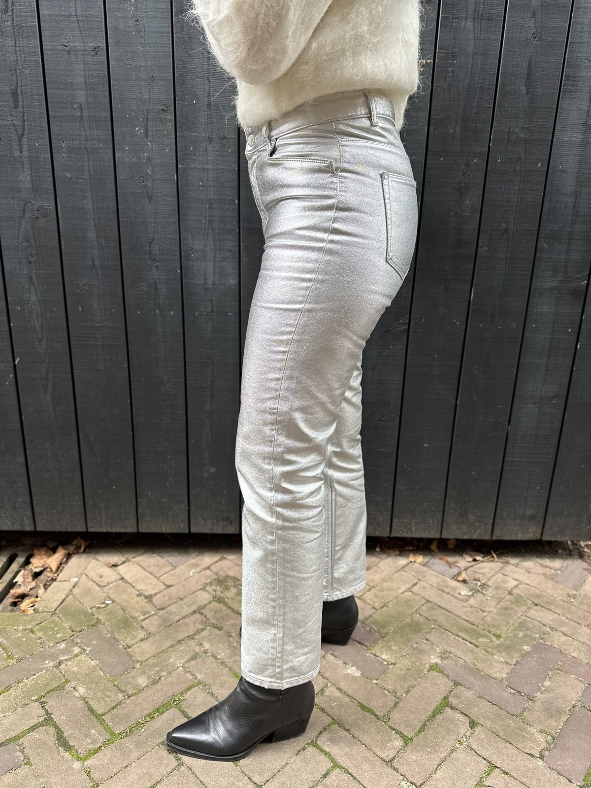 Axelle straight jeans - Silver