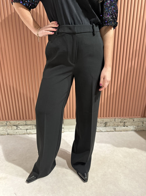 Alain straight leg pants - Raven