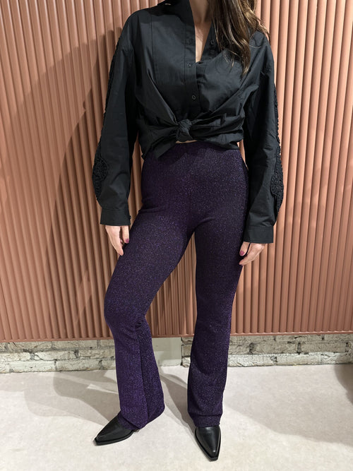 Baely pants - Shiny Purple