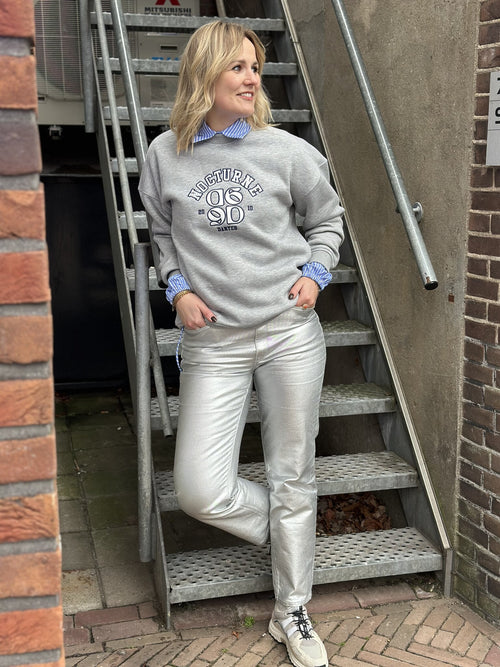 Axelle straight jeans - Silver