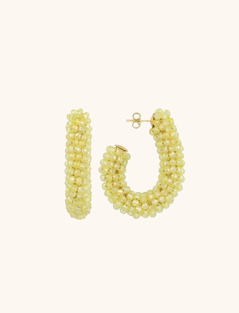 Glasberry Creole L | Yellow/Gold