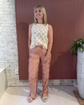 Lilium plissé pants - Antique blush