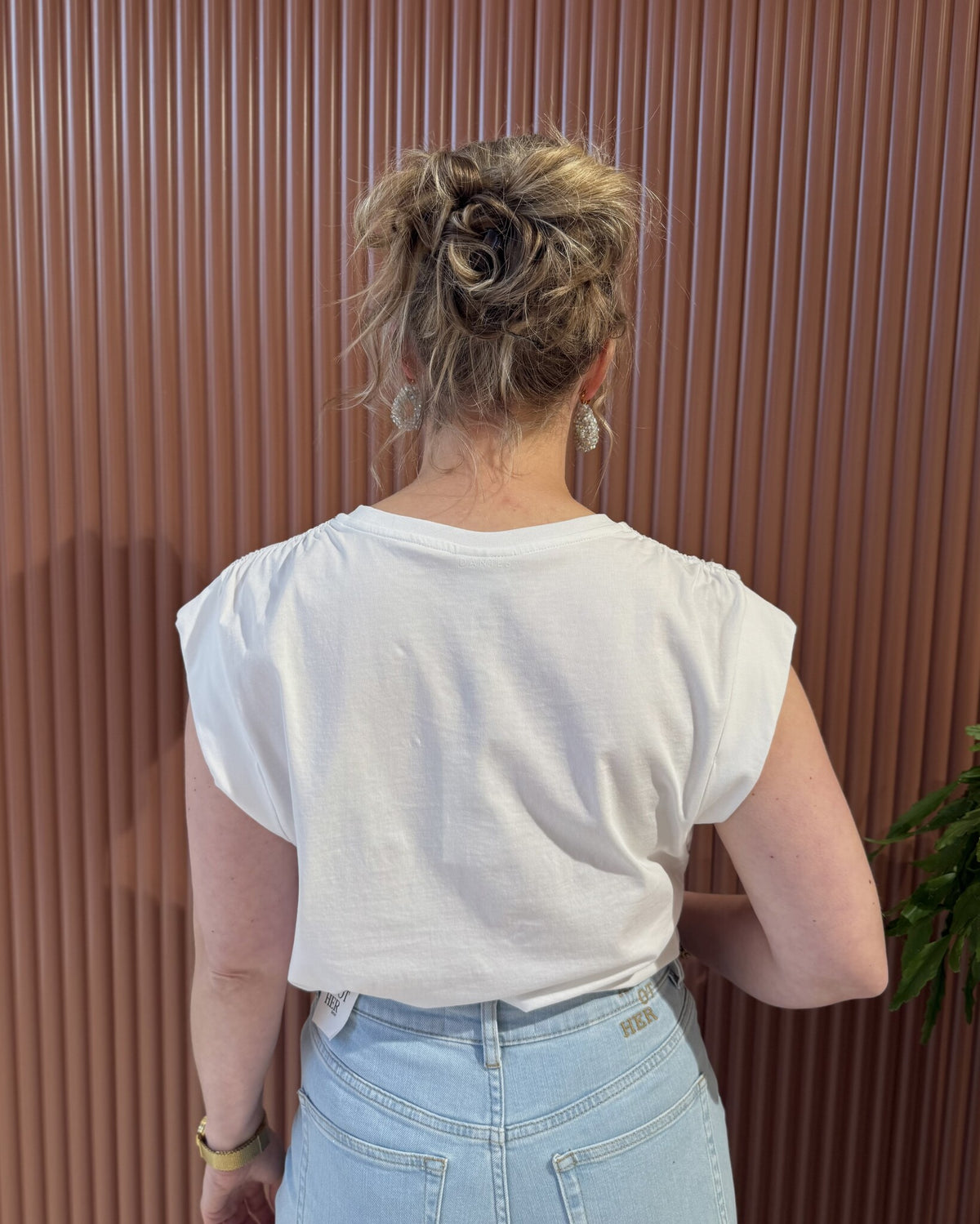 Sparrow sequins embellished tee | Optic White