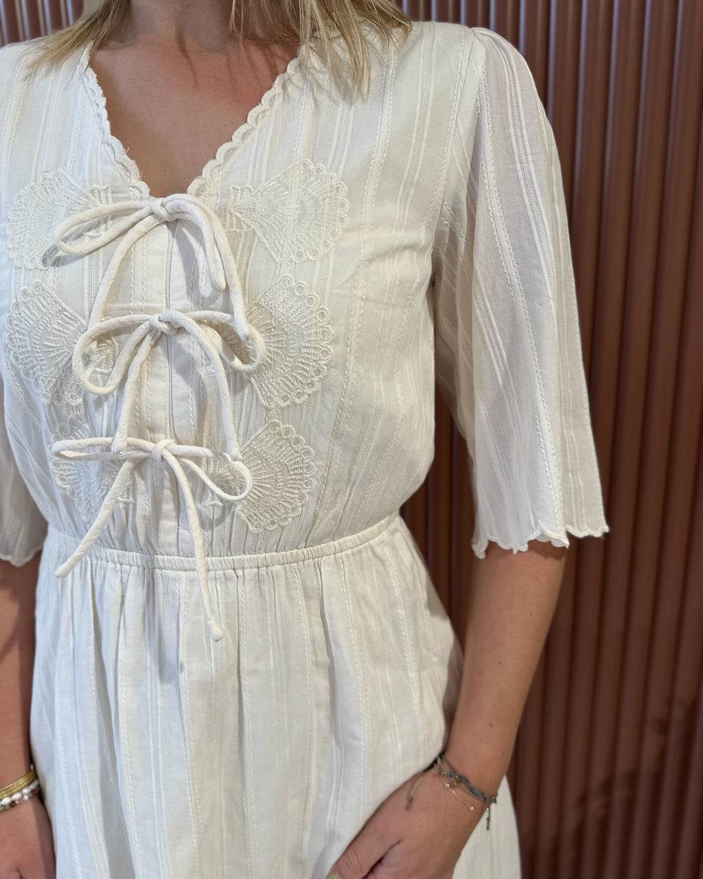 Rory Dress | Cosy White