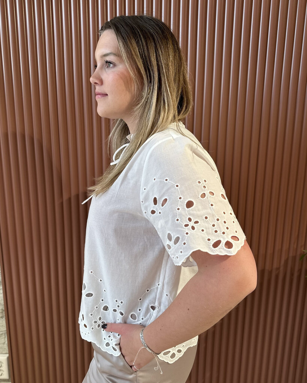 Limona Blouse | White