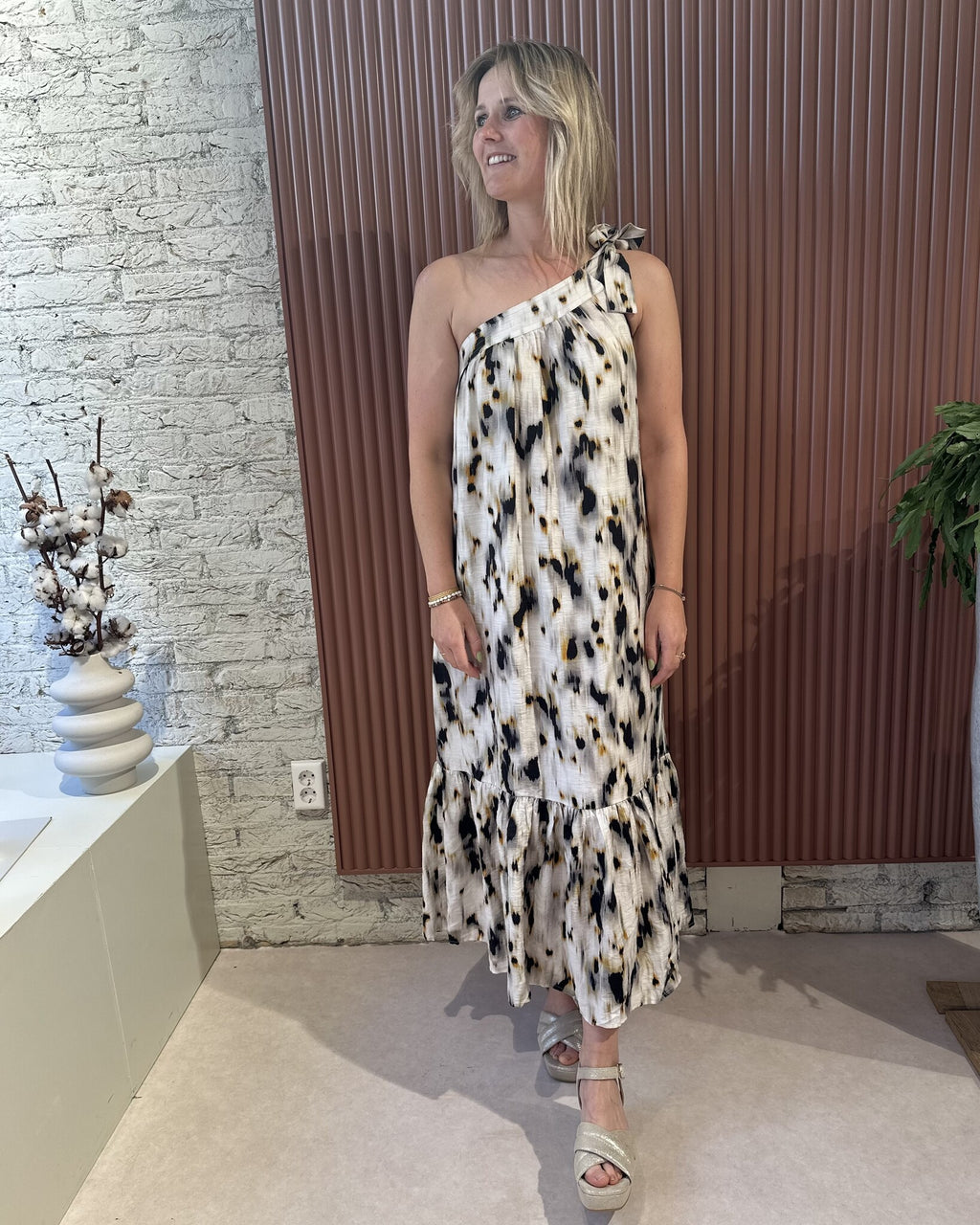 Elisa Asym Dress | Bone