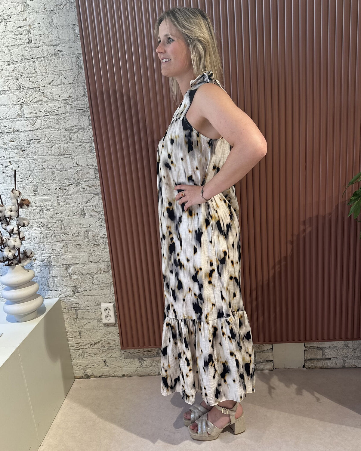 Elisa Asym Dress | Bone