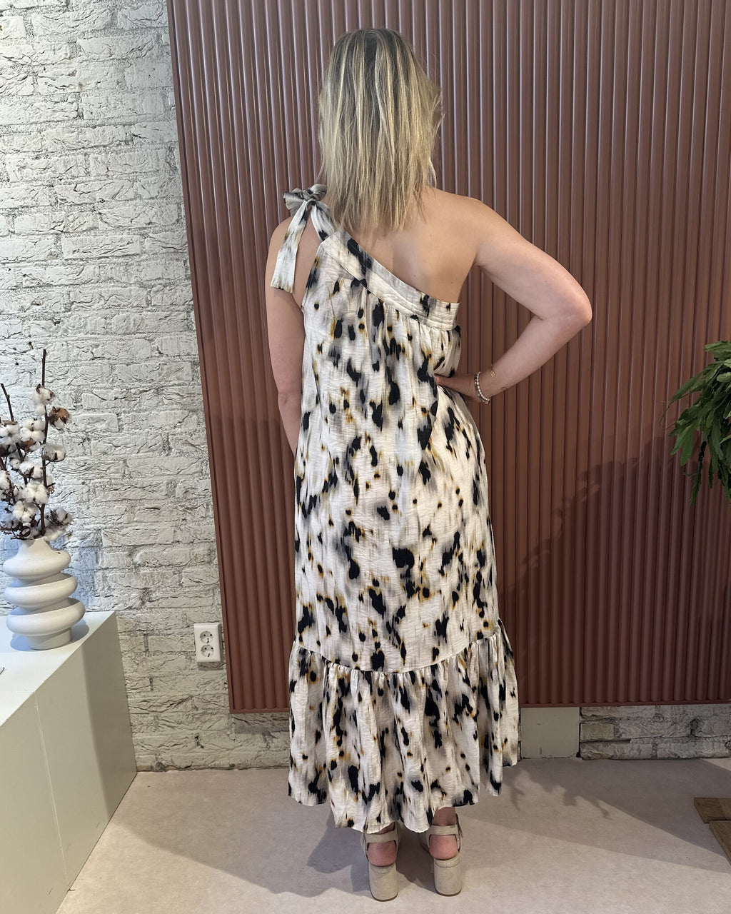 Elisa Asym Dress | Bone