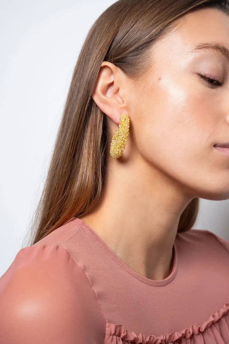 Glasberry Creole L | Yellow/Gold