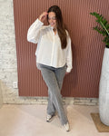 Lina pants | Grey denim