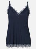 Billie Strap Lace Top - Dark Blue