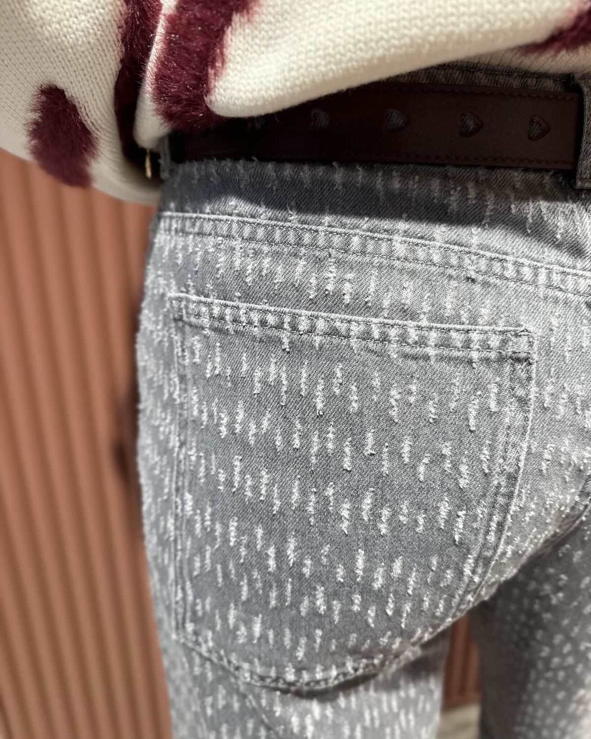 Thea Wide Leg Jeans | Faded Grey