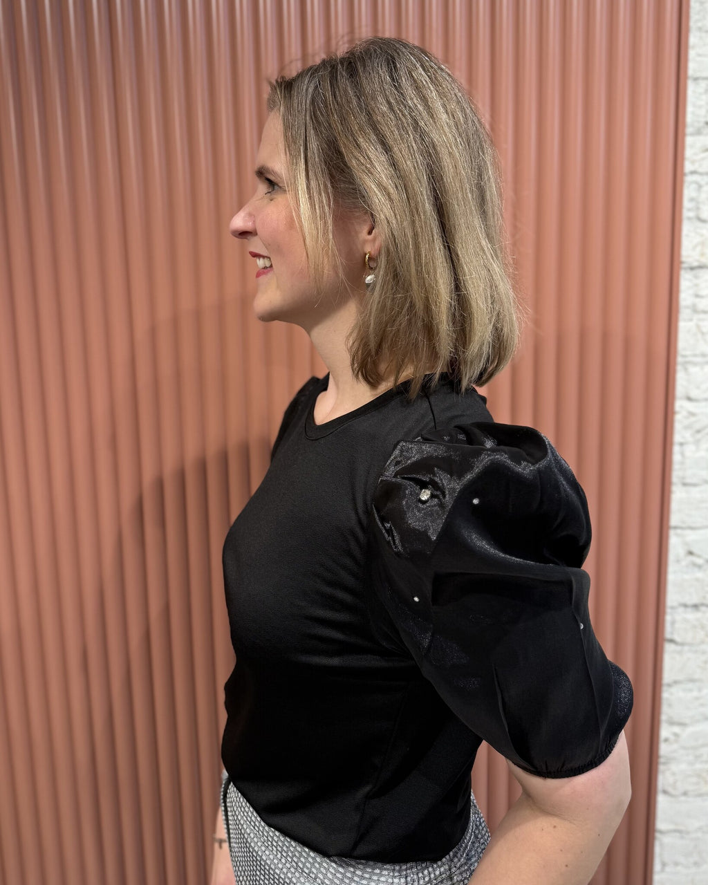 Mignon embelished top | Raven