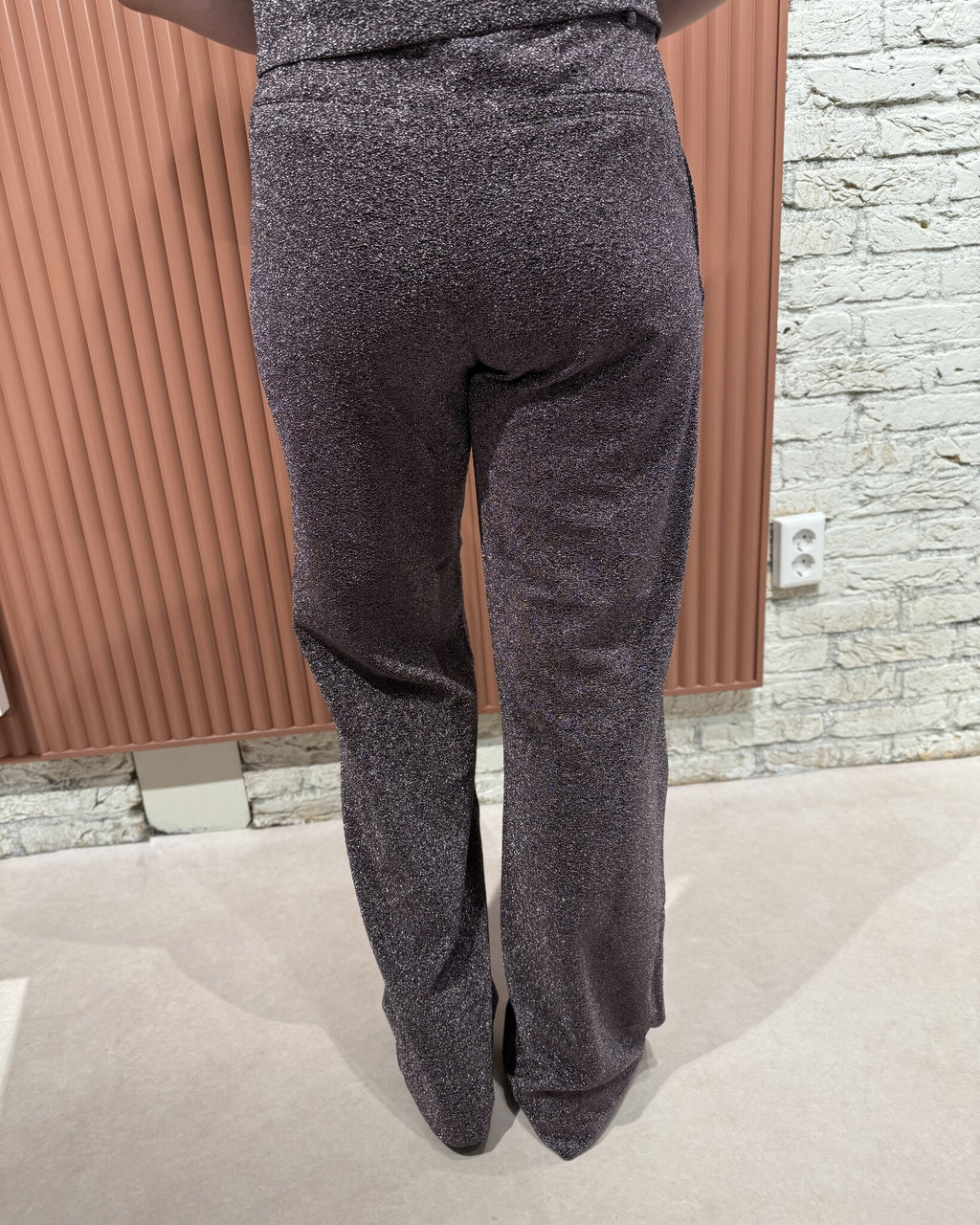 Noemia Lurex Pants | Amethyst