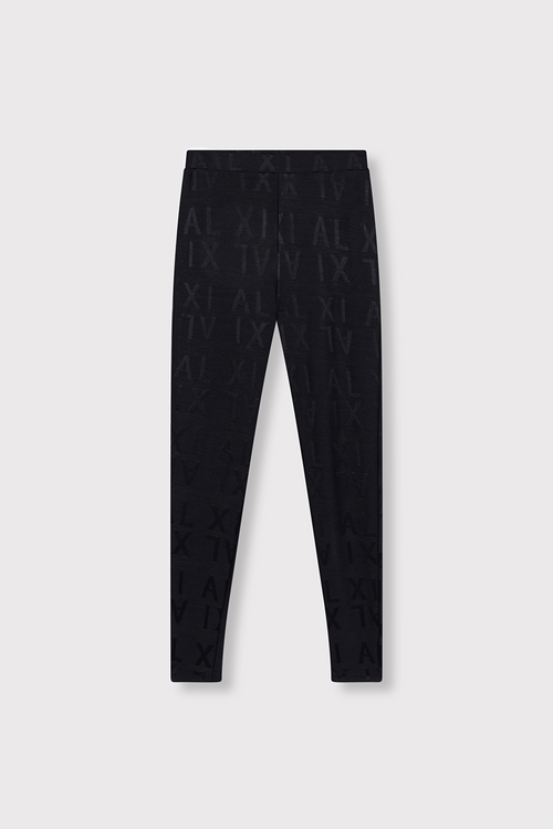 Alix jacquard legging | Black