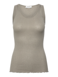 Belize Silk Tank Top | Dried Sage