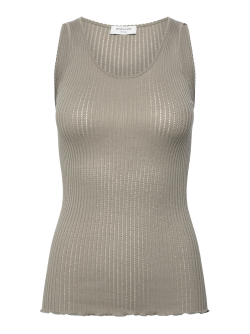 Belize Silk Tank Top | Dried Sage