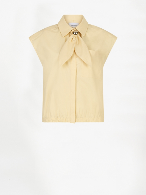 Alcon scarf detailed shirt | Butter Yellow
