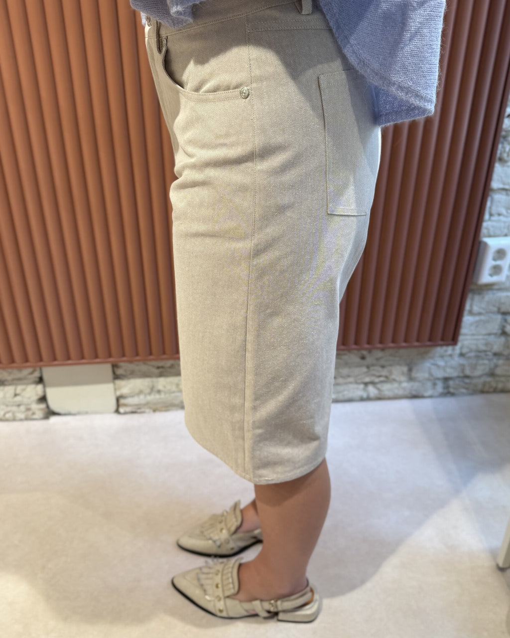 Bacoli Shorts | Soft Beige
