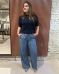 Dallas MW Trousers | Medium denim blue