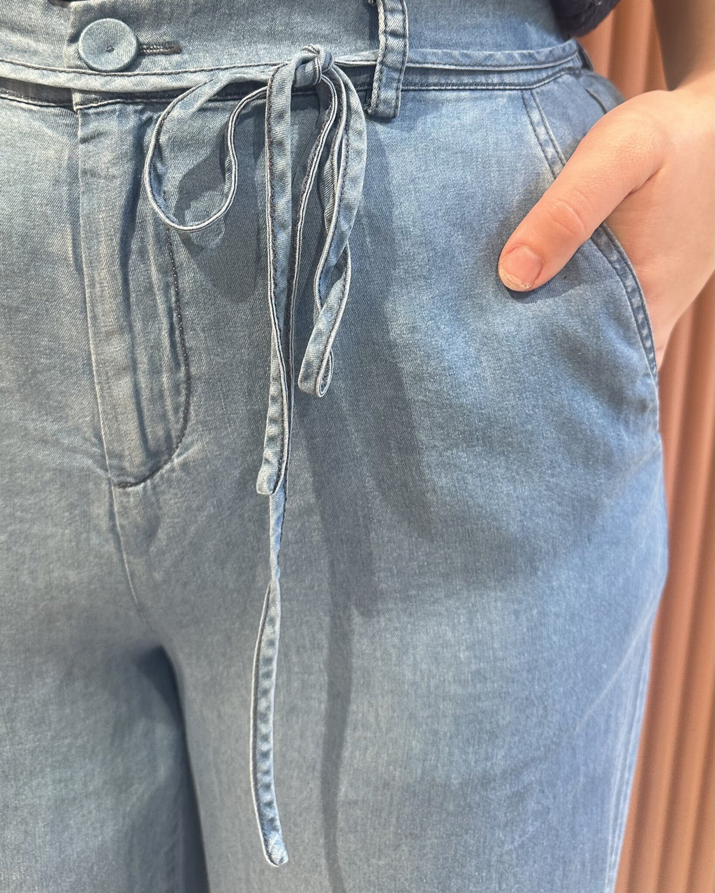Dallas MW Trousers | Medium denim blue