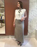Esther Linen Long Skirt | Dried Age