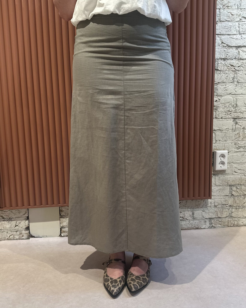 Esther Linen Long Skirt | Dried Age
