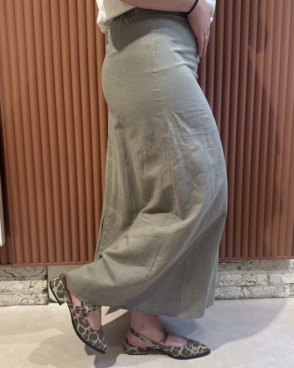 Esther Linen Long Skirt | Dried Age
