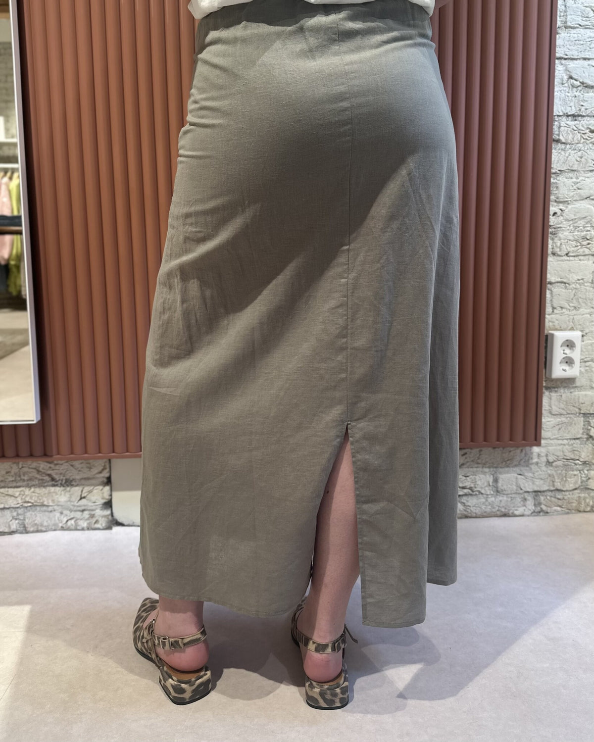 Esther Linen Long Skirt | Dried Age